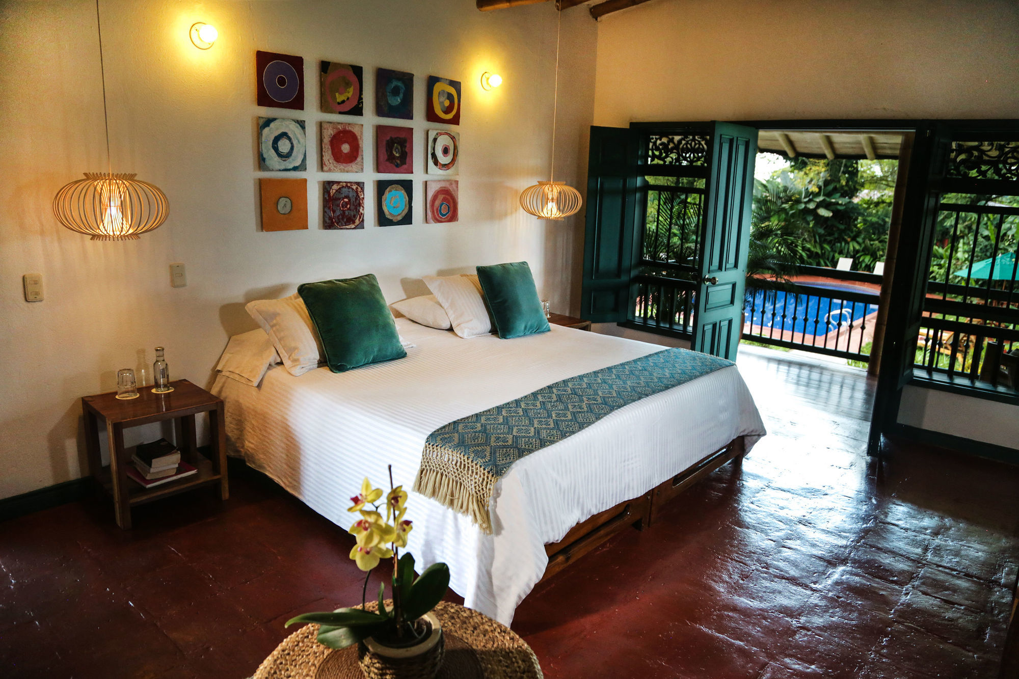 Hacienda Bambusa El Caimo Zimmer foto